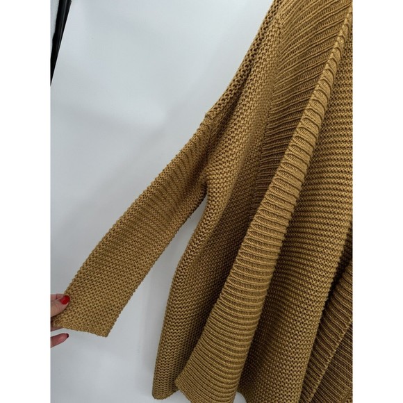 Tobi Woman’s Open Front Cardigan Brown‎ Size M - Picture 3 of 6